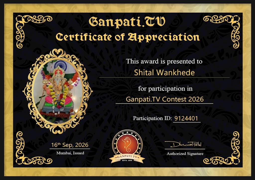 Shital Wankhede Ganpati 2026