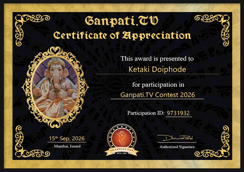 Ketaki Doiphode Ganpati 2026
