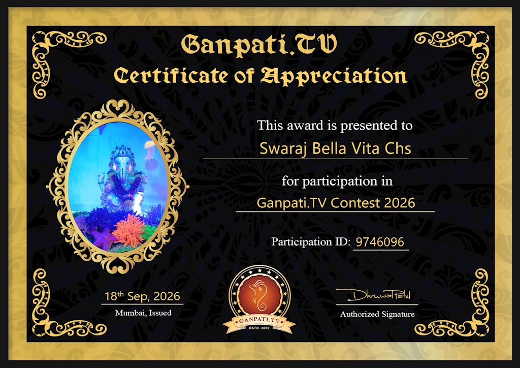 Swaraj Bella Vita CHS Ganpati 2026