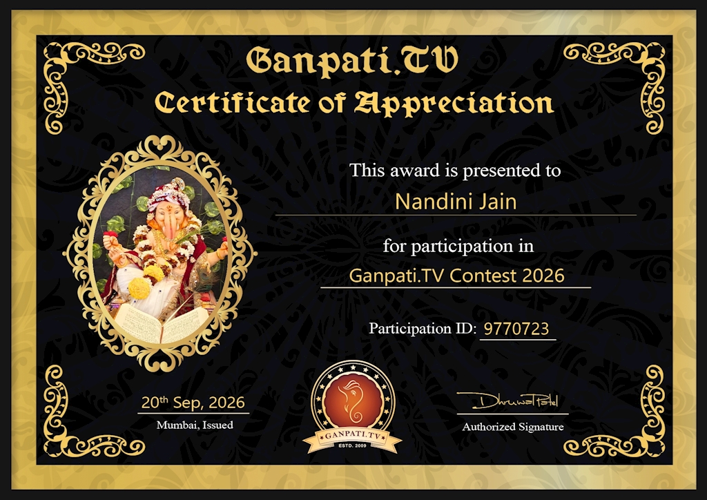 Nandini Jain Ganpati 2026