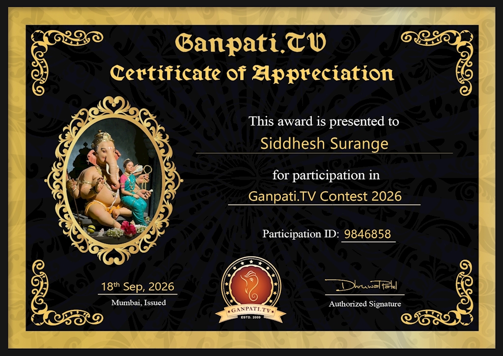 Siddhesh Surange Ganpati 2026